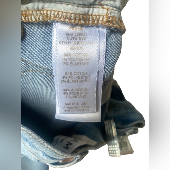 Frame Le Skinny de Jeanne Cropped Jeans Size 24 - Picture 9 of 10